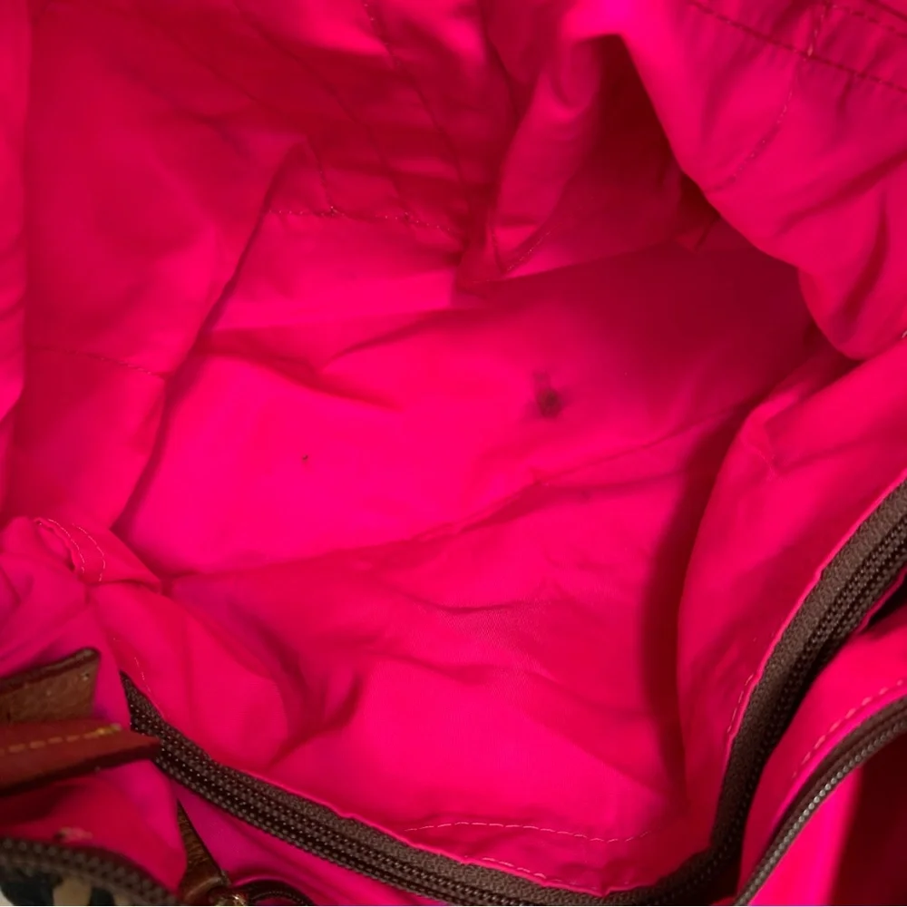 Dooney & Bourke Tan and Black Patterned Bag - Picture 16 of 16